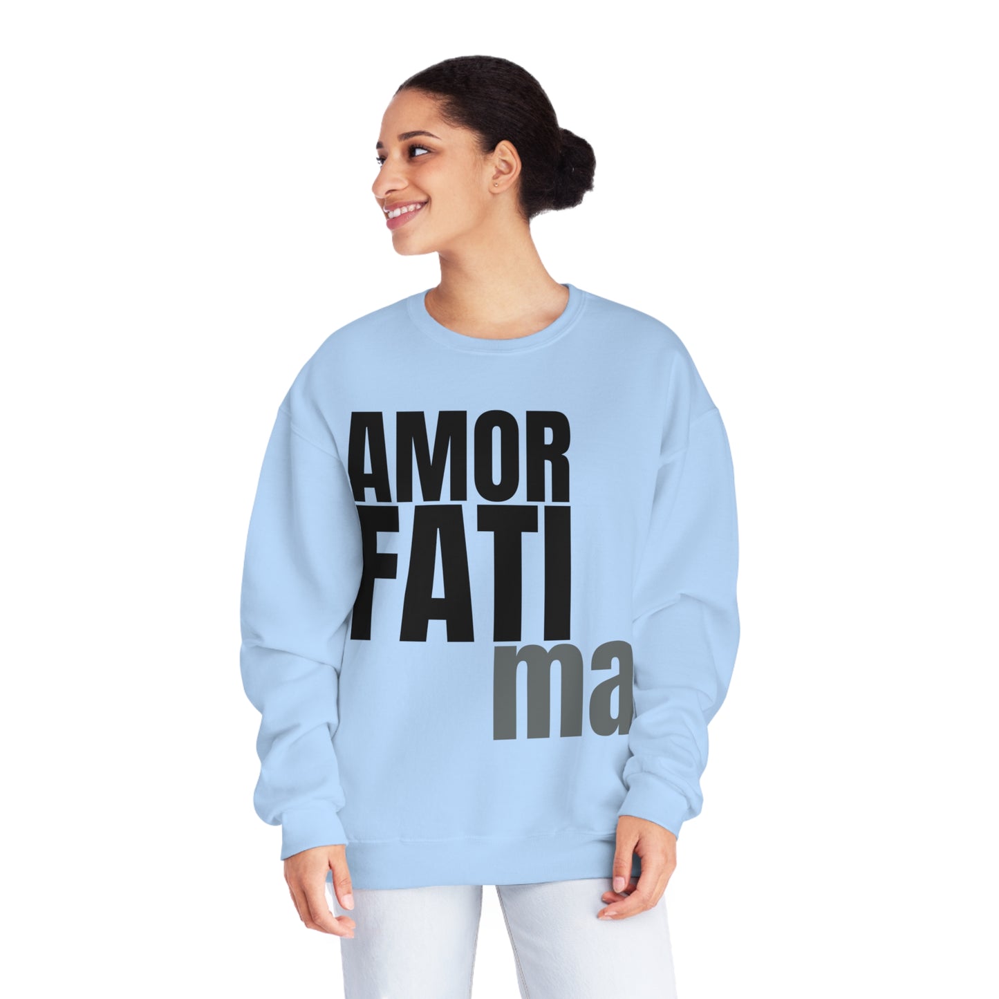 "Amor Fati Ma" Unisex NuBlend Crewneck Sweatshirt