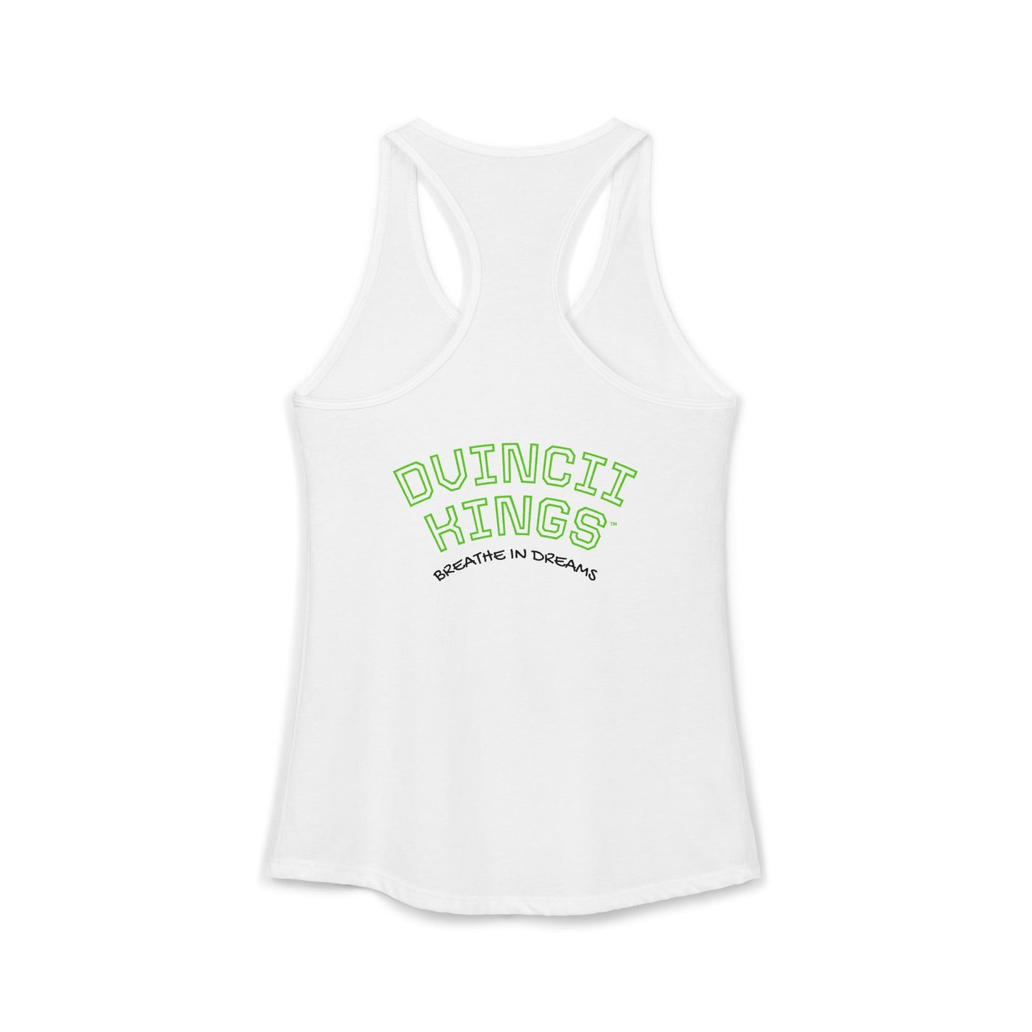 Lime Flower Dreams Women's Racerback Tank