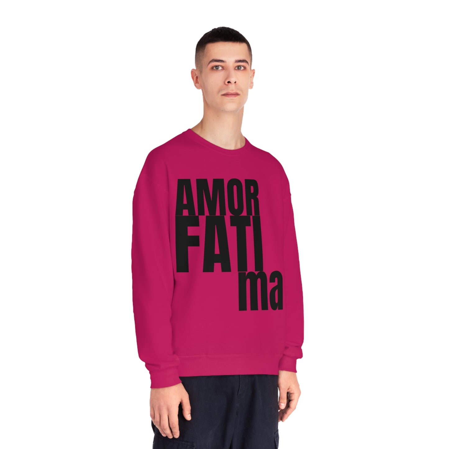 "Amor Fati Ma" Unisex NuBlend Crewneck Sweatshirt