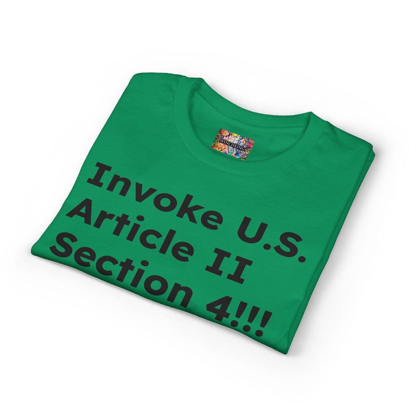 Invoke U.S. Article II Section 4 T-Shirt