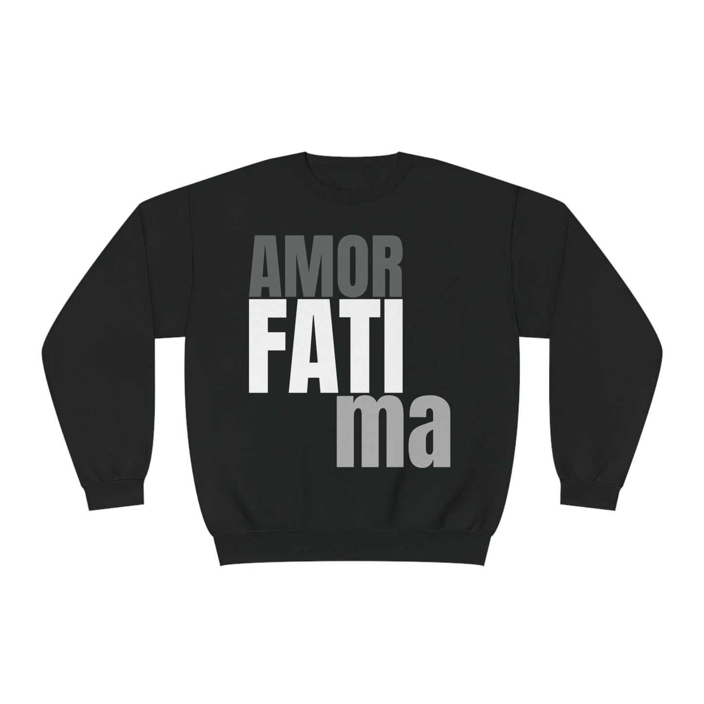 "Amor Fati Ma" Unisex NuBlend Crewneck Sweatshirt