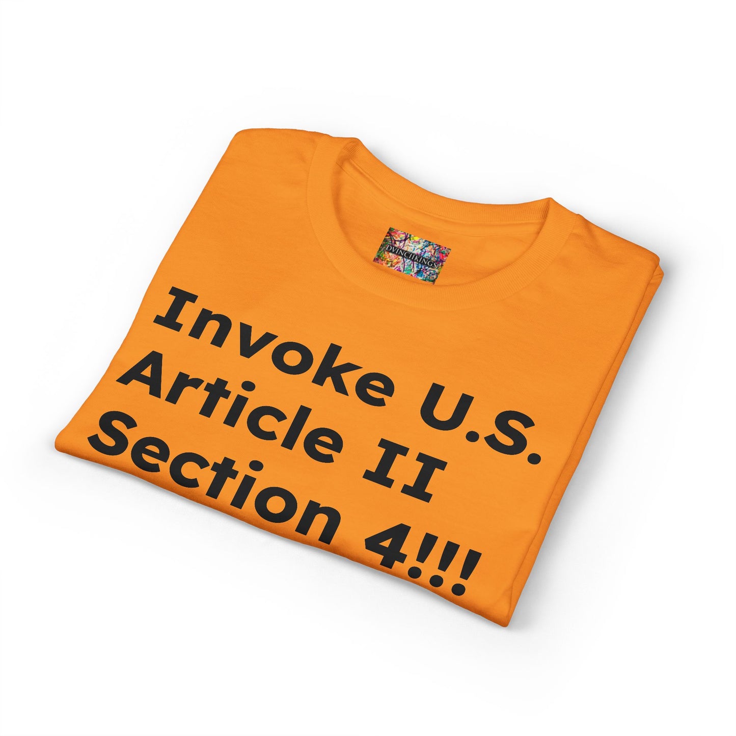 Invoke U.S. Article II Section 4 T-Shirt