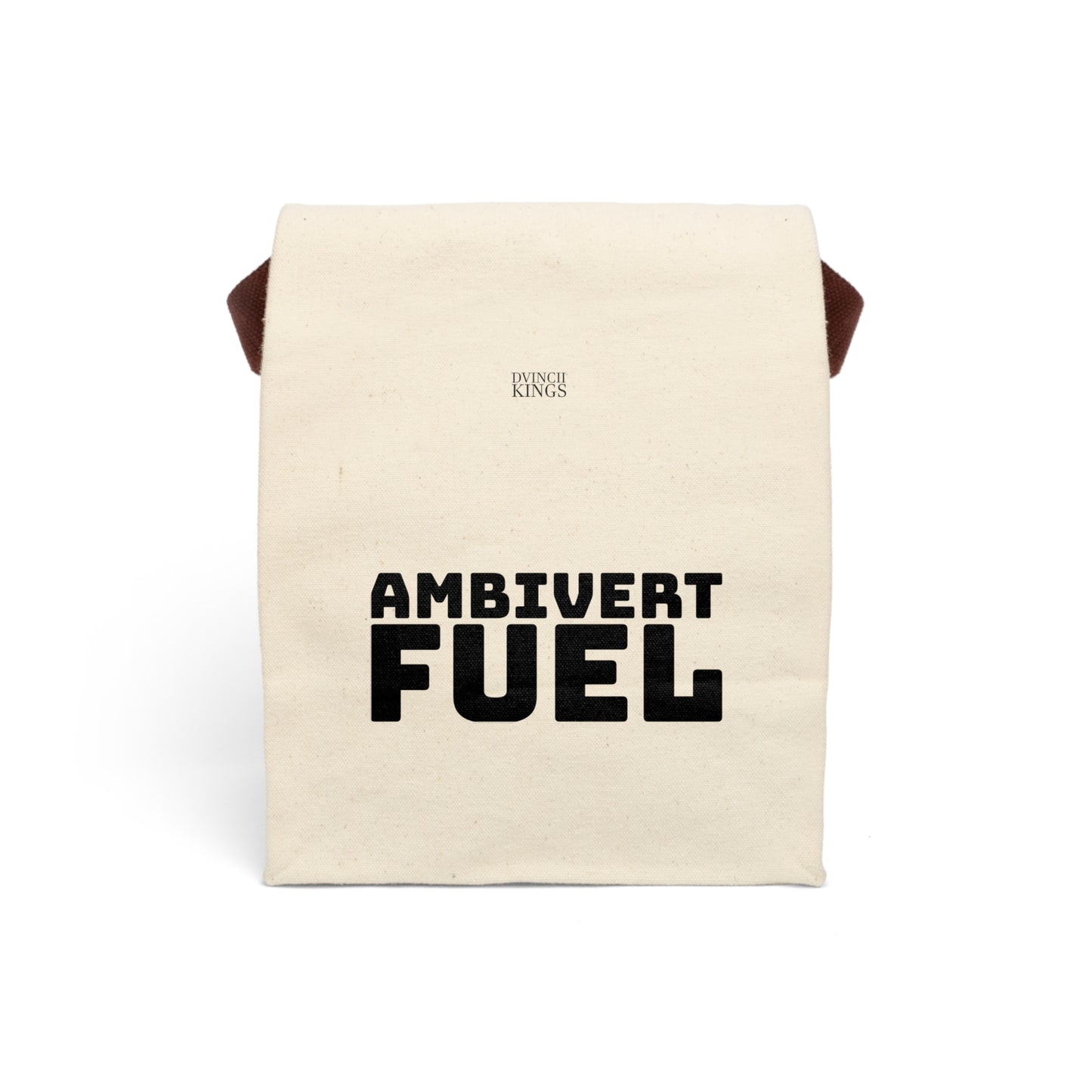 Ambivert Fuel Canvas Lunch Bag w/ Strap