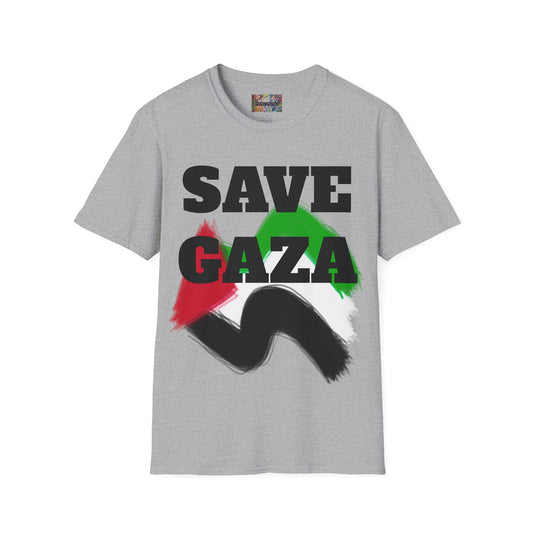 Save Gaza T‑Shirt — Solidarity Graphic