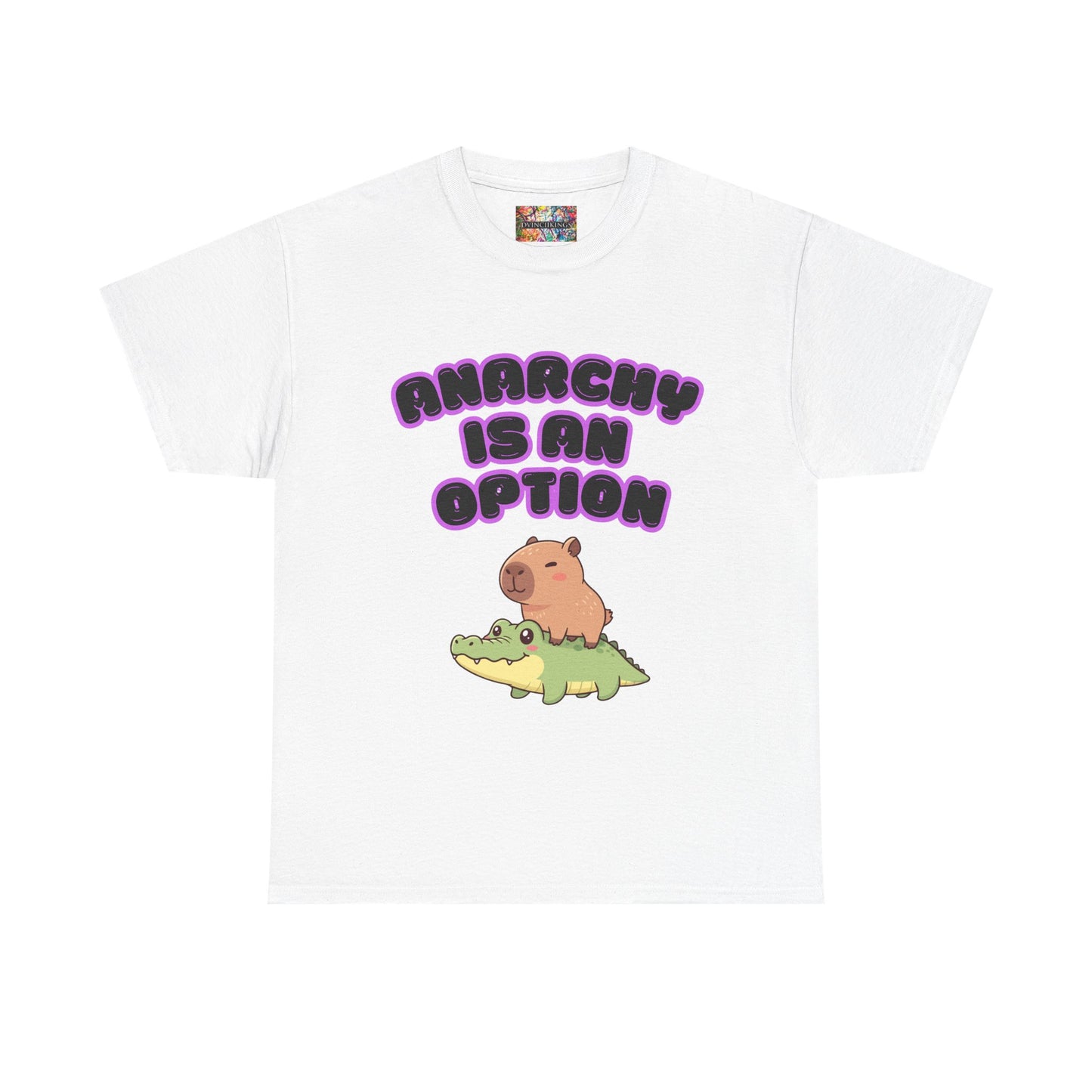 Anarchy Is An Option / Capy n Croc T Shirt