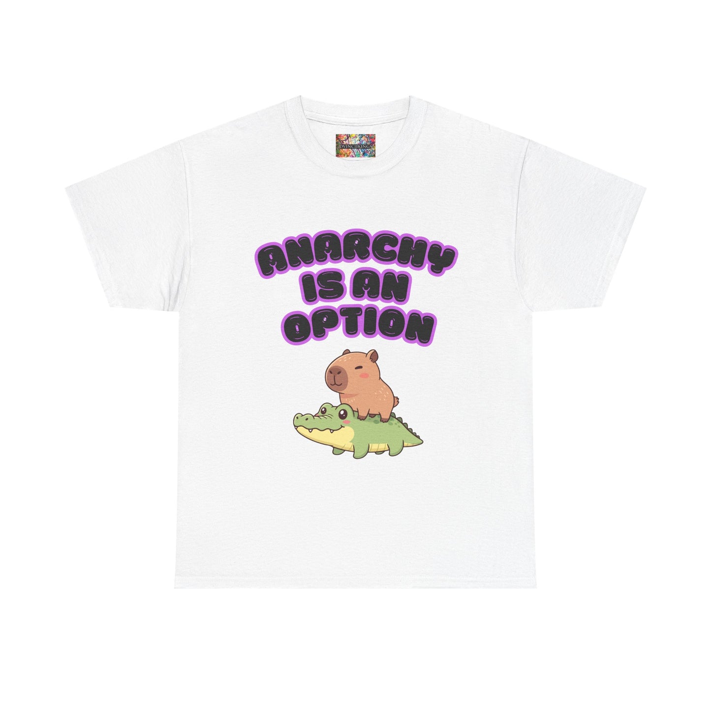 Anarchy Is An Option / Capy n Croc T Shirt