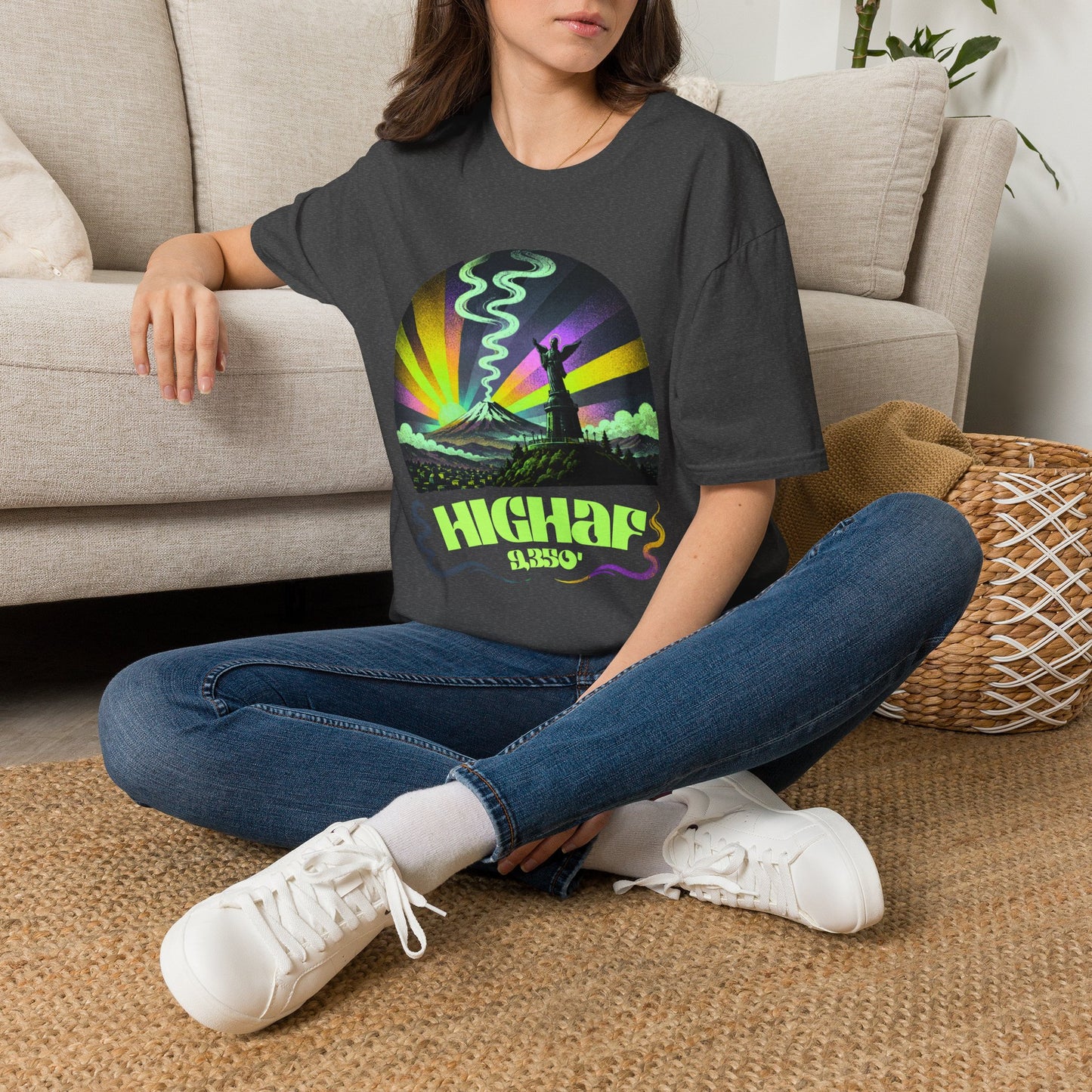 High Haze Retro Cotopaxi Volcano Graphic T-Shirt