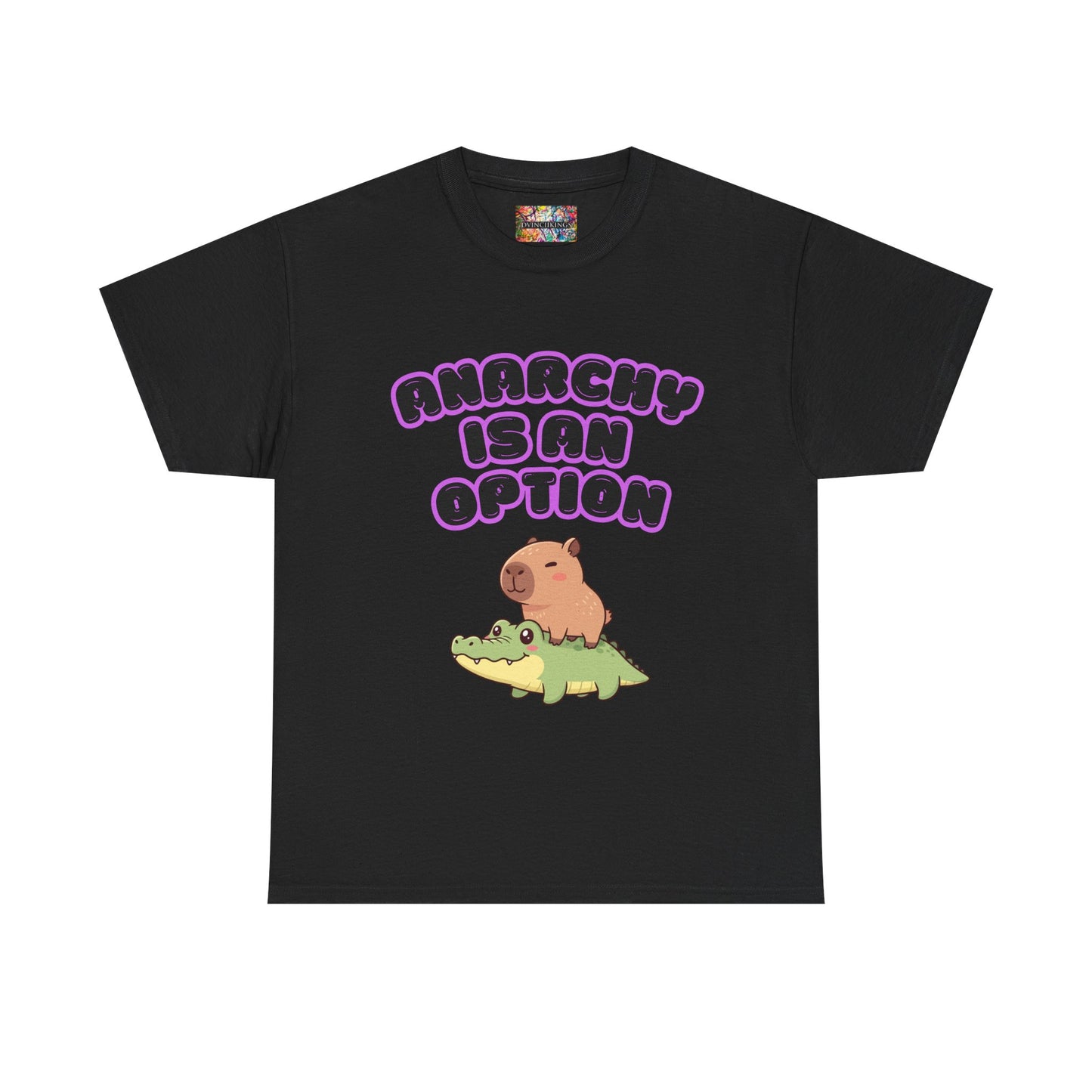 Anarchy Is An Option / Capy n Croc T Shirt