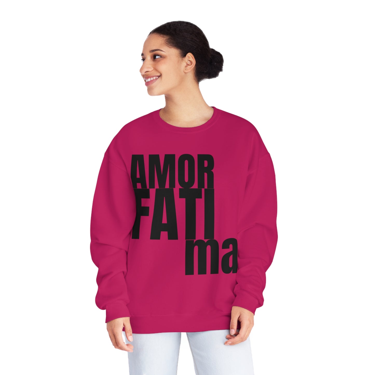 A6 - "Amor Fati Ma" Unisex NuBlend® Crewneck Sweatshirt