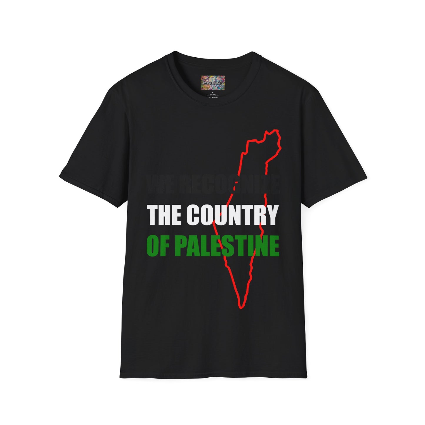 "WE RECOGNIZE THE COUNTRY OF PALESTINE" Unisex Softstyle T