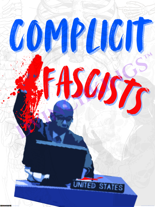 Complicit Fascists 1/3 Poster 36"x48" PDF Digital Download