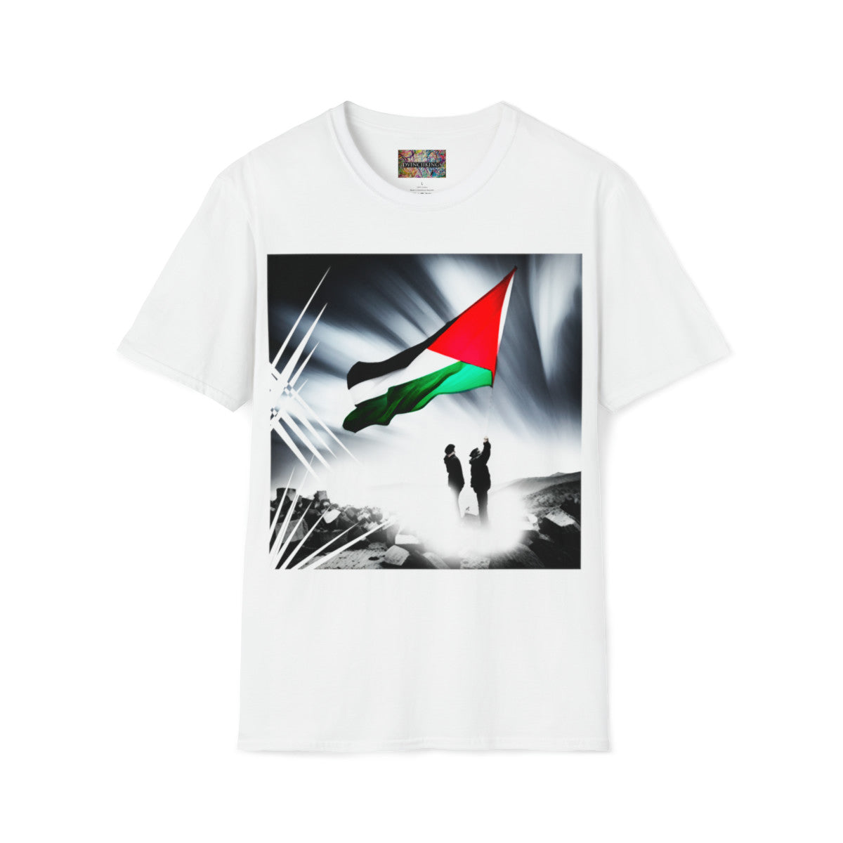 AP17 - "Free Palestine 7" Unisex Softstyle T-Shirt