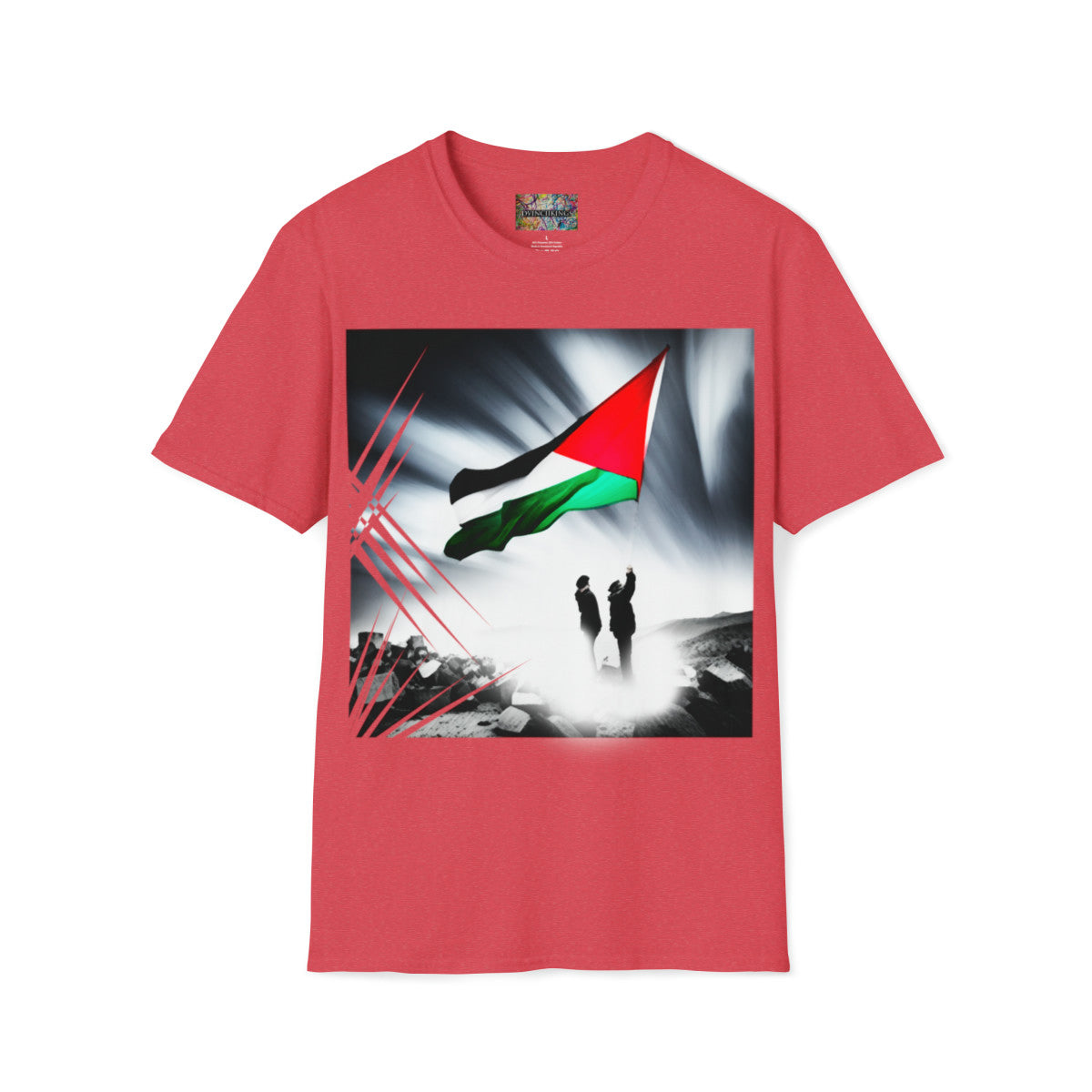 AP17 - "Free Palestine 7" Unisex Softstyle T-Shirt