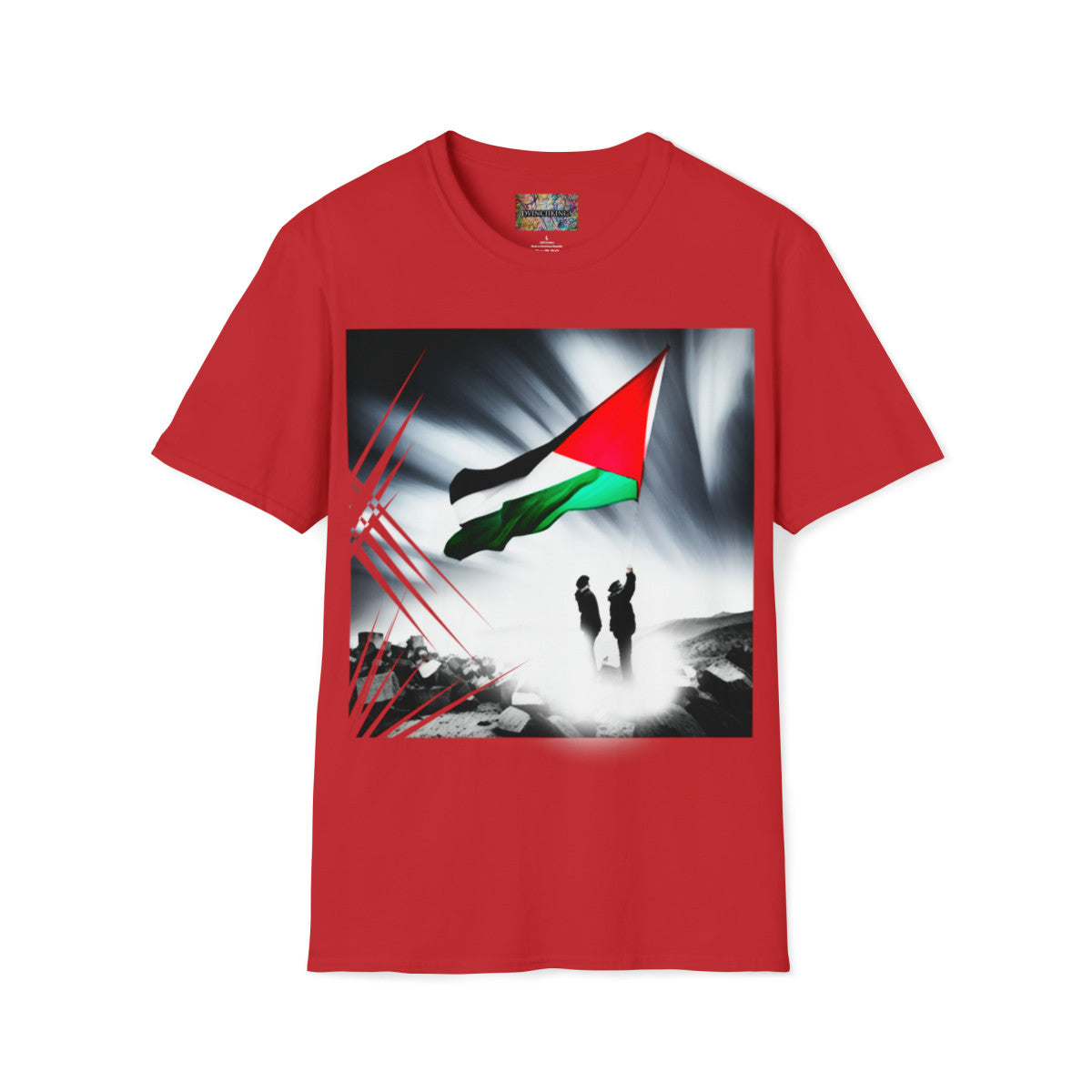 AP17 - "Free Palestine 7" Unisex Softstyle T-Shirt